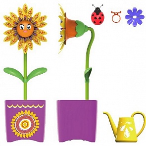 Интерактивная игрушка - Волшебный цветок с кольцом и волшебным жучком (Magic Blooms, 88444)